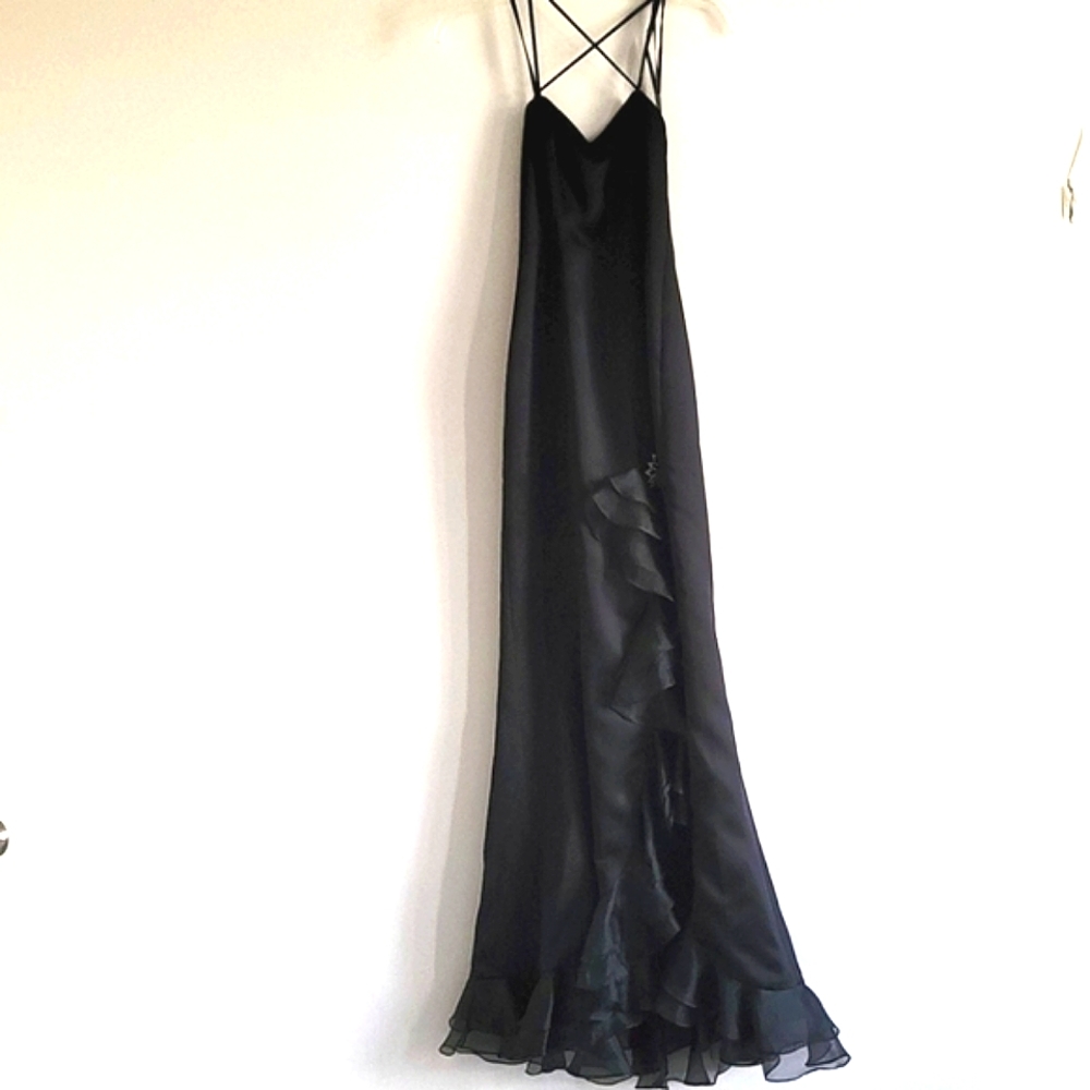 Low Back with High Slit Dress
